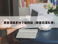 深圳黑客漫画素材下载网站（黑客动漫头像）